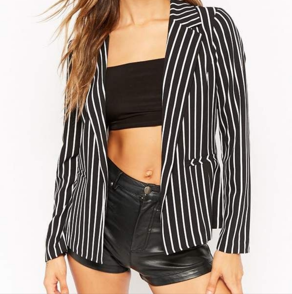 Forever 21 Matching Set Striped Suit